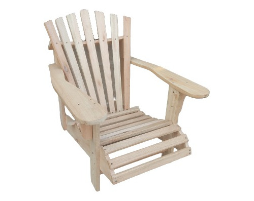 Imagen 2 de 8 de Sillón Adirondack Reposera Banco De Madera Para Jardín