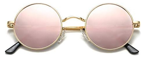 Coasion John Lennon Retro Gafas De Sol Polarizadas Redondas