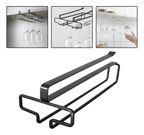 Soporte Para Copas De Vino, Fácil De Instalar, Para Utensili