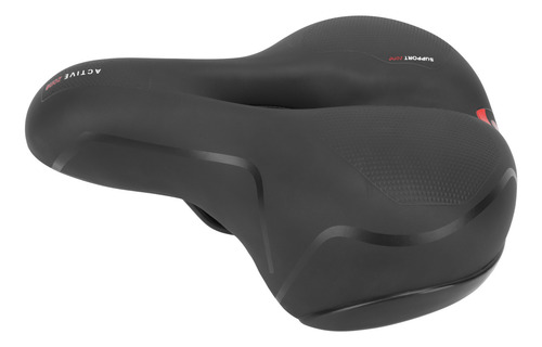 Sillín Para Bicicleta, Cómodo, Acolchado Y Transpirable, Neg