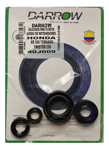 Estoperas De Motor Honda Xr250 Tornado Twister250 Darrow