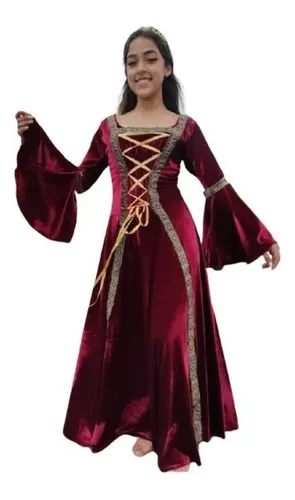Fantasia de cheap princesa medieval