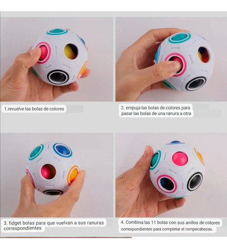 Paquete Cubos 2x2 3x3 Rainbow Ball Snake Para Principiantes Juguetes Aprendizaje De Colores Y Formas Para Niño Puzzles 3d Fidgets Educativos De Logica Memoria Destreza Y Habilidad