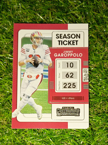 Cv Jimmy Garoppolo 2021 Panini Contenders Season Ticket 