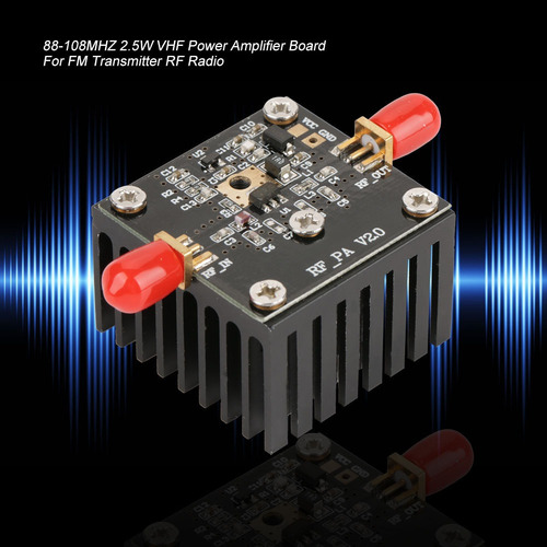 Amplificador De Potencia Fm 88-108mhz 2.5w Placa Vhf Para Tr