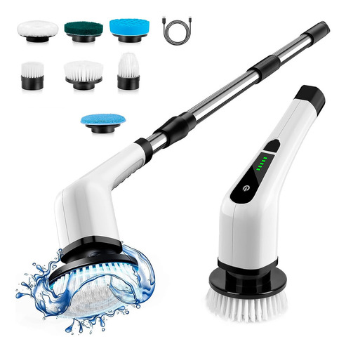 Escova Elétrica 360° Sem Fio Ideal Para Qualquer Superfície