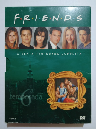 Box 4 Dvds Friends Sexta Temporada Completa
