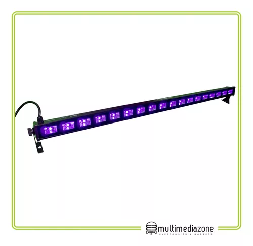 Barra Led Uv Luz Negra 18 Leds Ultravioleta 5w Neon Dis