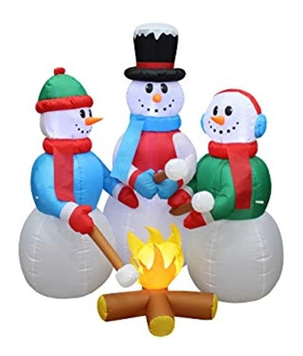 Muñecos Navideños - Muñecos De Nieve Inflables De Navidad.