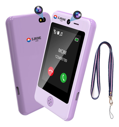 Teléfono Móvil Para Niños Teléfono Llamada 2g Inteligente Para Niños Con Ranura Para Tarjeta Sim,equipado Con Cpu Mtk6262d Y Lente Cmos Admite Tarjeta Tf Children Smartphone Móvil Para Llamadas Niño