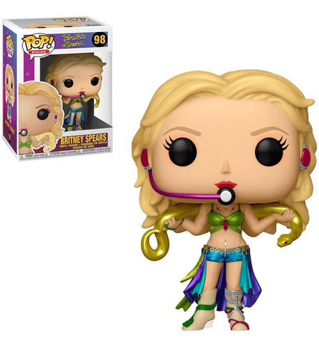 Imagem 1 de 5 de Funko Pop Rocks Britney Spears Metalica 98