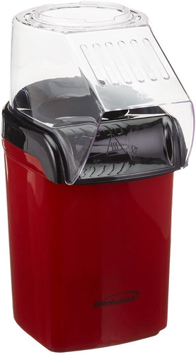 Máquina De Palomitas Brentwood 8 Tazas Sin Aceite Roja Color Rojo