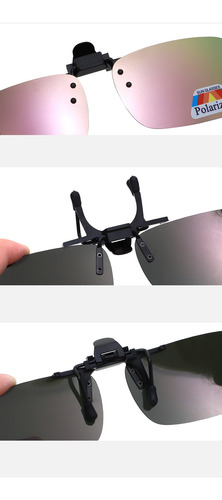 Lentes Montura Magnética Clip-on Gafas De Sol Polarizados