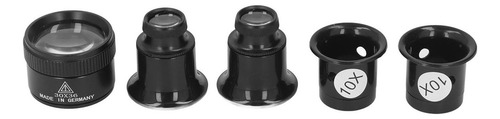 Lupa Monocular 5 Peças 10x 20x 30x 30x36mm