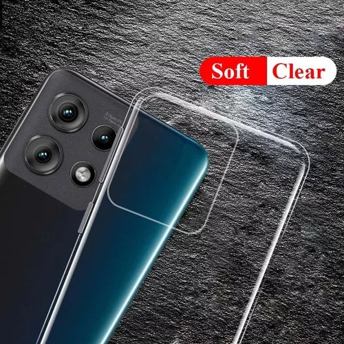 Para Moto G75 5g Clear Full Protective Case + Mica