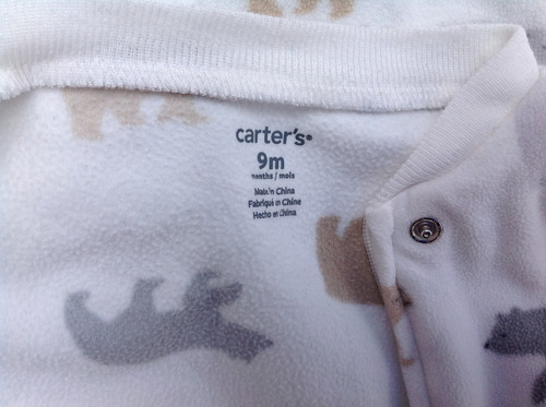 Mameluco Carter´s Niño Para Bebé Unisex Niña Con Pie Incluid