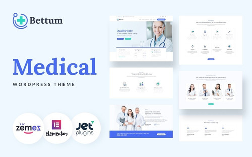 Bettum - Theme De Wordpress Para Medicos