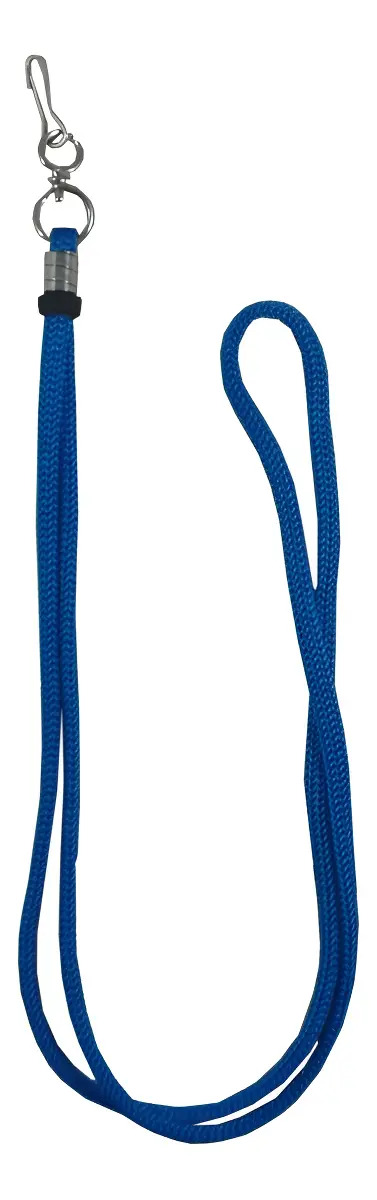 Cordão De Apito Azul GS Pescoço Para Árbitro Futebol