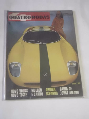 Revista Quatro Rodas Nº 80 - Mar/1967 - Novo Volks - Lacrada