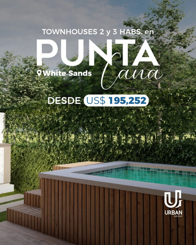 Townhouses De 2 Y 3 Habitaciones A 3 Mins De La Playa En Punta Cana