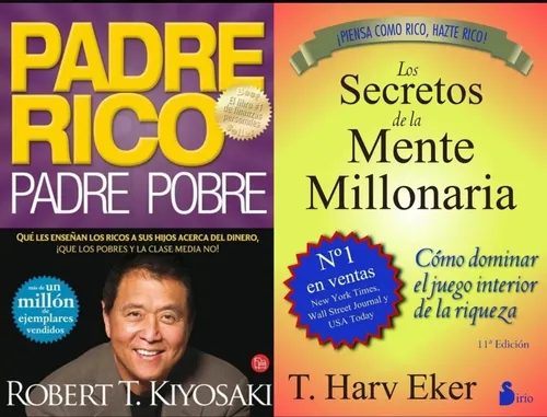2x1 Secretos De La Mente Millonaria + Padre Rico Padre Pobre