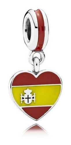 Pandora Charm Bandera España Con Kit Regalo Completo