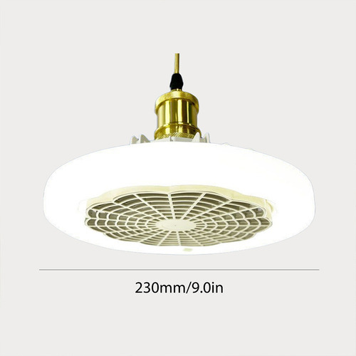 Luz Led De Ventilador E27 A02 Con Control Remoto