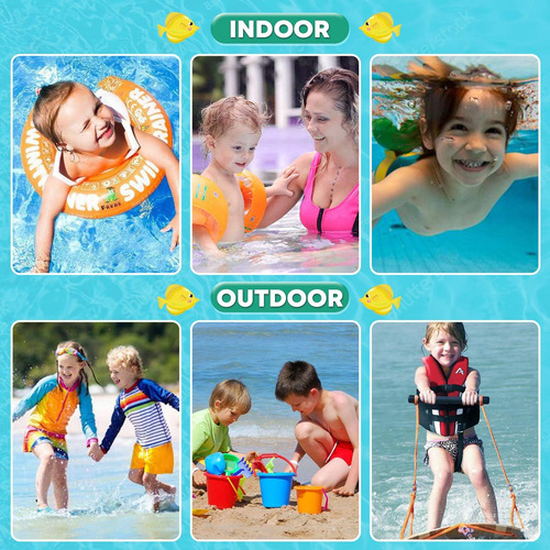 Gafas De Natacion Portzon Wide View, Unisex Para Ninos An...