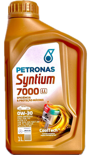 Aceite Petronas Syntium 7000 Ll 0w30 Gasolina/diesel 1 Litro