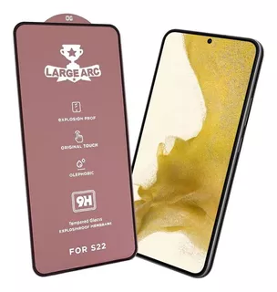 Mica Cristal Templado Para Samsung S22 O S22 Plus Lee Huella