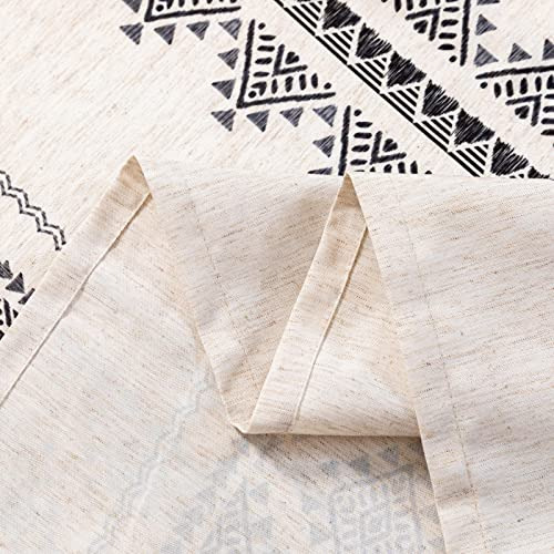Mantel Rectangular Bohemio De Lino 150 X 300 Cm Gris