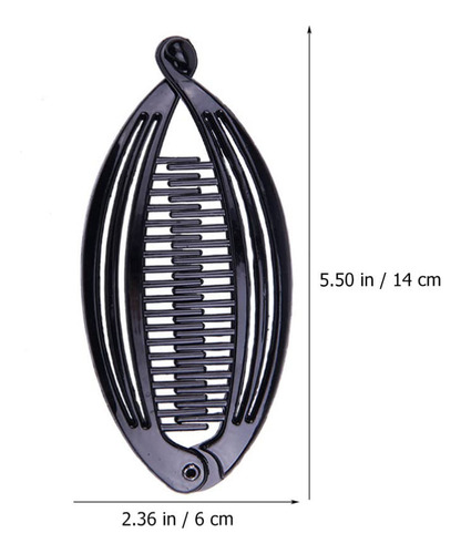 9 Uds. Pinzas Para El Pelo De Plátano Con Forma De Pinzas .