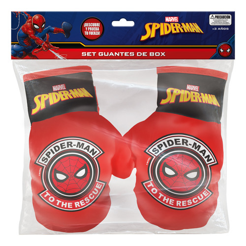 Set De Guantes De Box Spiderman Marvel