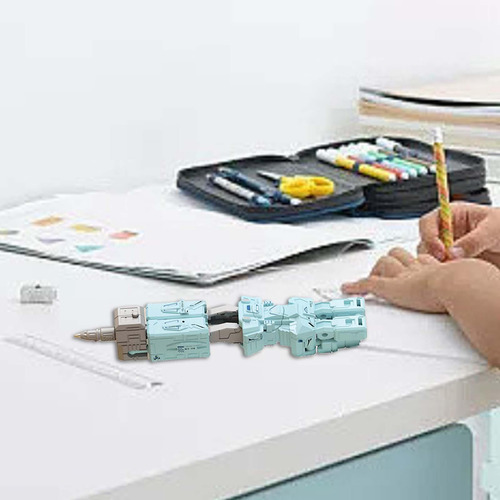 2 Bolígrafo Con Forma De Robot Deformación, Bolígrafo