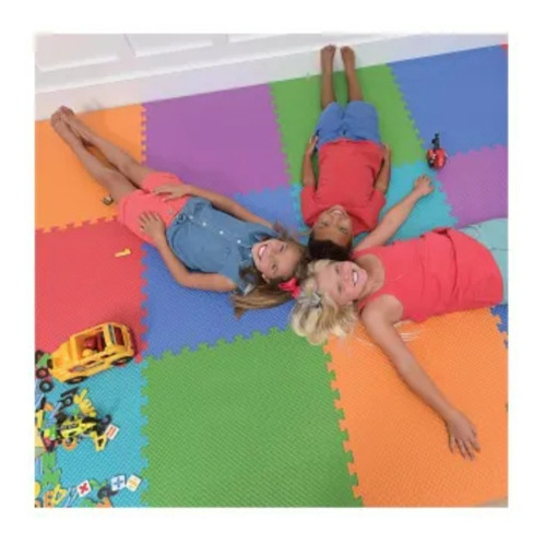 Imagen 5 de 5 de Tapete Piso Antifatiga Nörsk 9 Pzas 3.3m Yoga, Gym, Niños