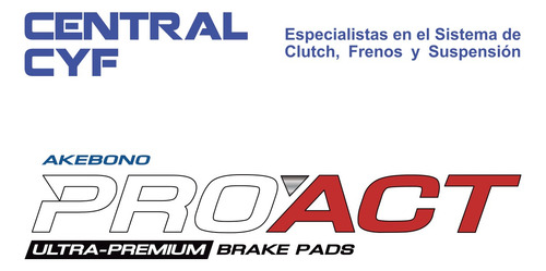 Balata Akebono Act913 Del Ford Ranger 2007