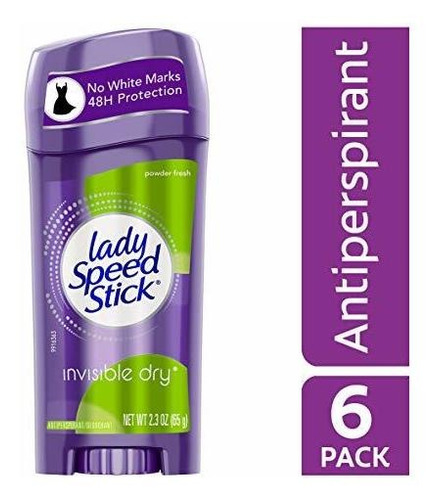 Desodorante Lady Speed Stick Fresh, 6 Pack