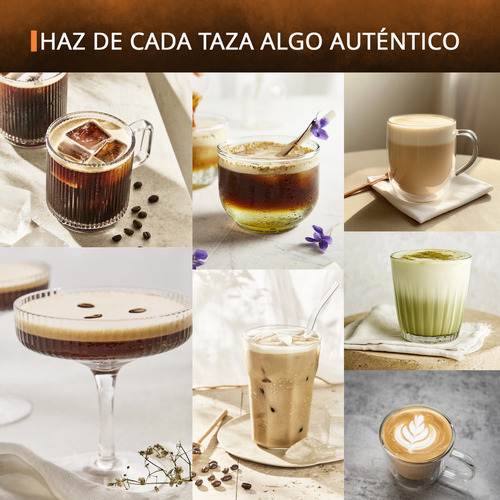 Cafetera Máquina de Espresso Krups Calienta en 40s, 15 Bares de Presión, Espumador de Leche y Filtros de Acero Inoxidable XP384EU0