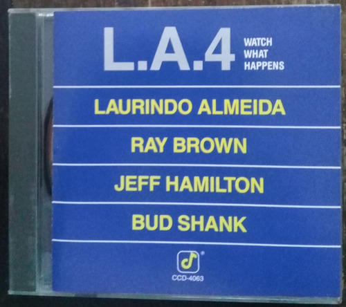 Cd (vg+/nm) L.a. 4 Watch What Happens 1a Ed Us Concord Jazz