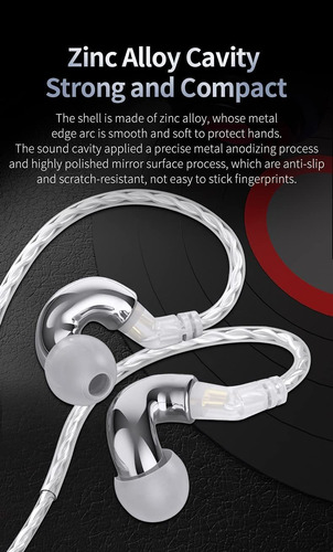 Imagen 3 de 8 de Blon Mini Extra Bass Earbuds In Ear Monitor Hifi 6 Mm D...