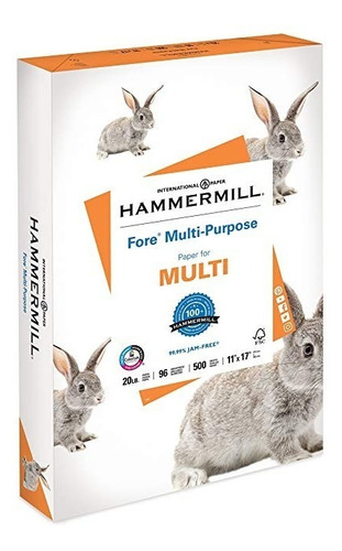 Hammermill De Papel, Fore Multipurpose Paper, 11 X 17 De Pap