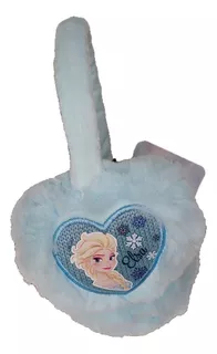 Orejeras Frozen Elsa Invierno Infantiles Color Celeste