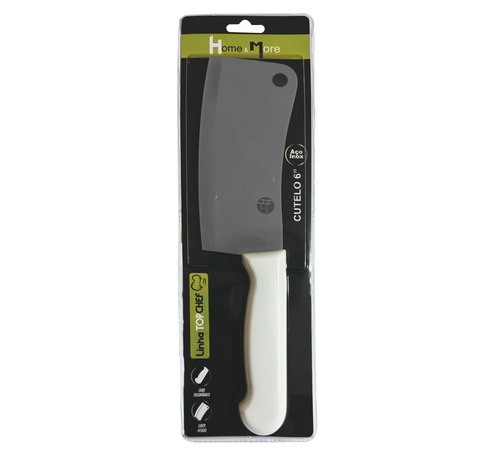 Faca Cutelo Cozinha Profissional Lâmina Inox 6 Polegadas