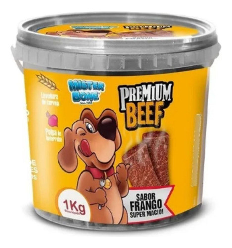 Bifinho Petisco P/ Cachorros Alimento Cães Frango 1kg