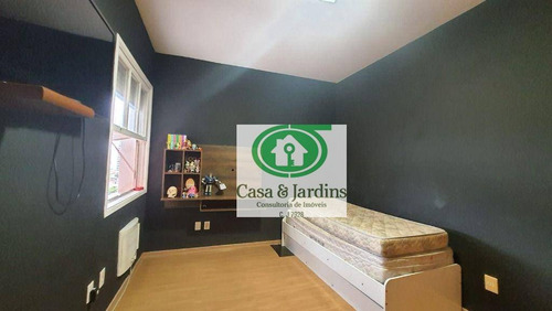 Imagem 19 de 30 de Cobertura Duplex No Boqueirão/vila Rica - Av. Washington Luiz. - R$ 1.250.000, - Santos - Co0241