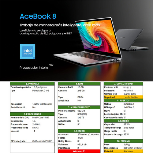 Notebook Blackview Acebook 8 - El Mejor Bautizado En Youtube