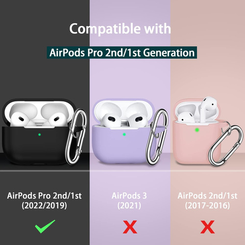 R-fun Funda Para AirPods Pro Generation Con Kit De Limpieza