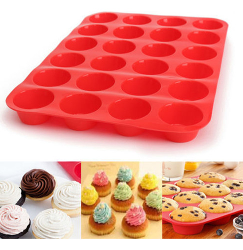 Molde Para Tartas, 24 Cavidades, Jabón, Galletas, Utensilios