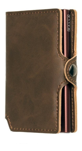 Imagen 1 de 5 de Billetera Walla Wallets - Vintage Pardo