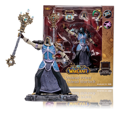 Figura Undead Priest Epic World Of Warcraft Mcfarlane M4e 